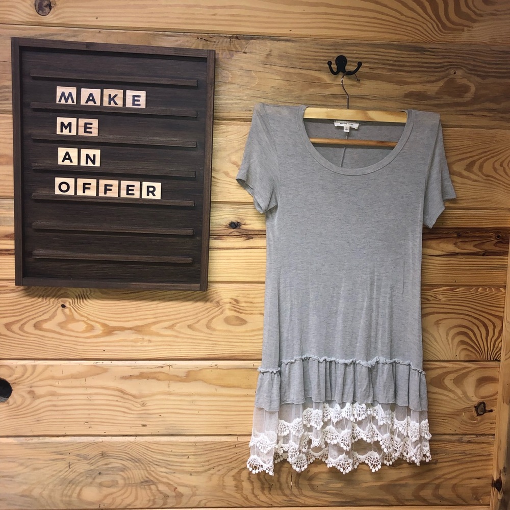 Lace detail tunic